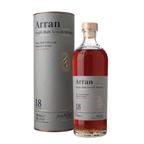 The Arran Malt - 18 Years Old, Single Malt Whisky, 46%, 70cl - slikforvoksne.dk